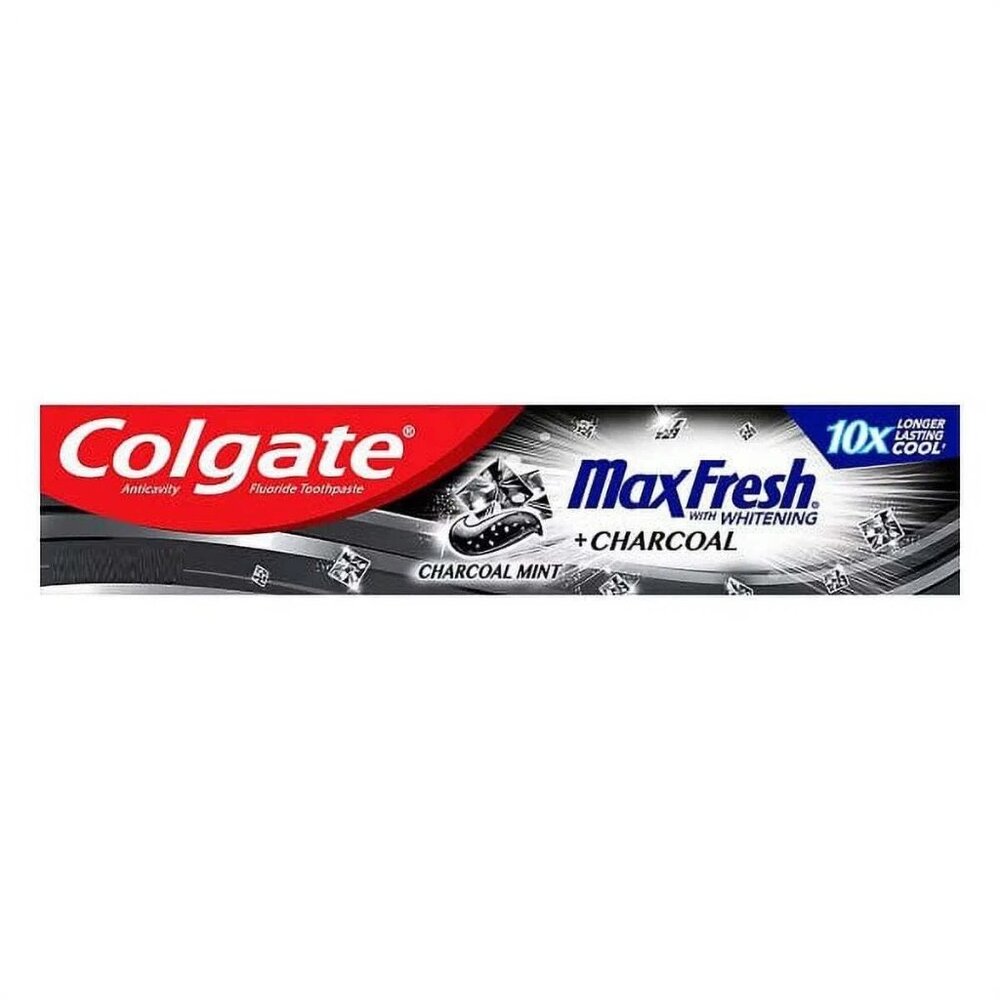 Colgate MaxFresh w/ Whitening + Charcoal Toothpaste, 2.5oz (70g) - 10 Pack